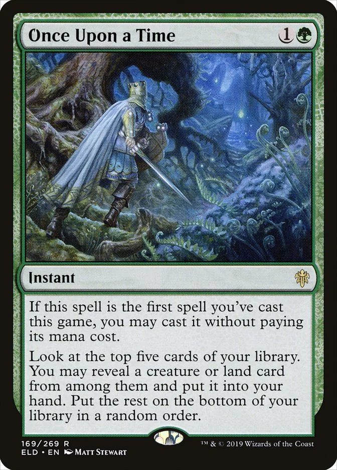 Once Upon a Time (Throne of Eldraine) - Magic: The Gathering in TCG Land