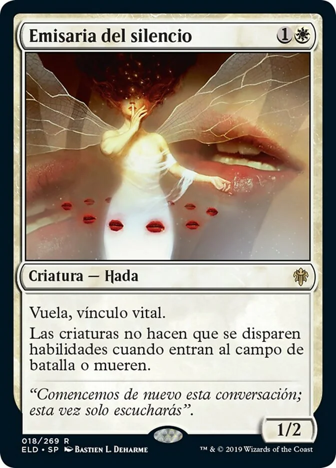 Emisaria del silencio (Throne of Eldraine) - Magic: The Gathering in TCG Land México
