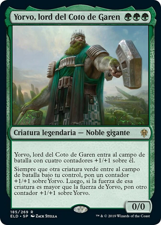 Yorvo, lord del Coto de Garen (Throne of Eldraine) - Magic: The Gathering in TCG Land