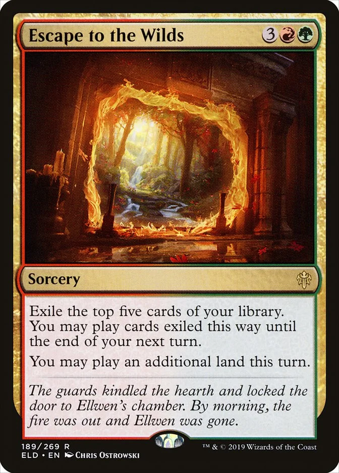 Escape to the Wilds (Throne of Eldraine) - Magic: The Gathering in TCG Land