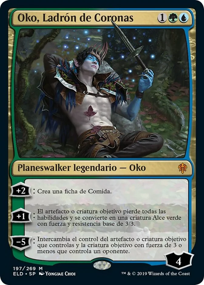 Oko, Ladrón de Coronas (Throne of Eldraine) - Magic: The Gathering in TCG Land México