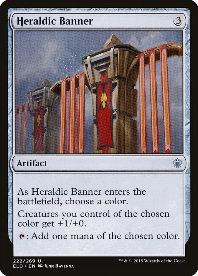 Heraldic Banner (Throne of Eldraine) - Magic: The Gathering in TCG Land