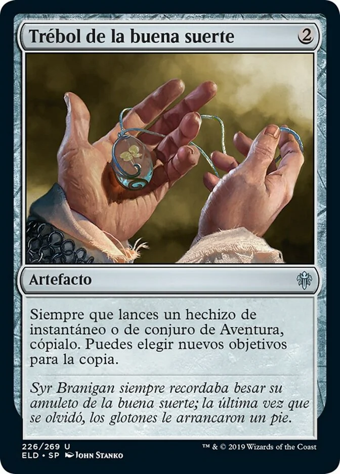 Trébol de la buena suerte (Throne of Eldraine) - Magic: The Gathering in TCG Land