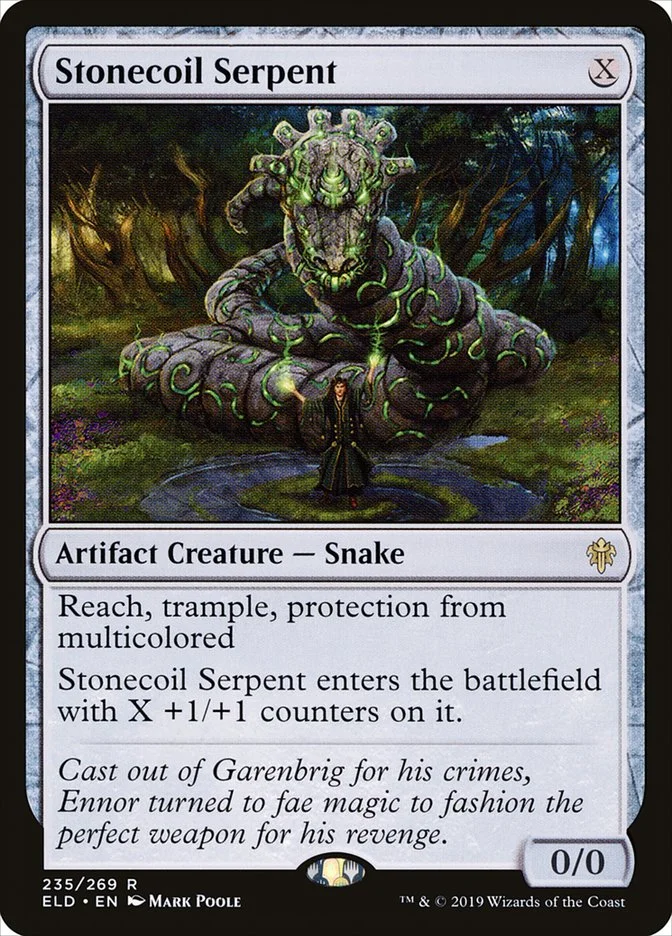 Stonecoil Serpent (Throne of Eldraine) - Magic: The Gathering in TCG Land