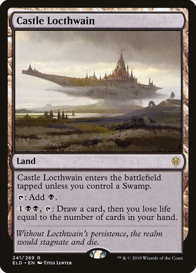 Castle Locthwain (Throne of Eldraine) - Magic: The Gathering in TCG Land