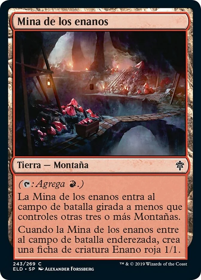 Mina de los enanos (Throne of Eldraine) - Magic: The Gathering in TCG Land