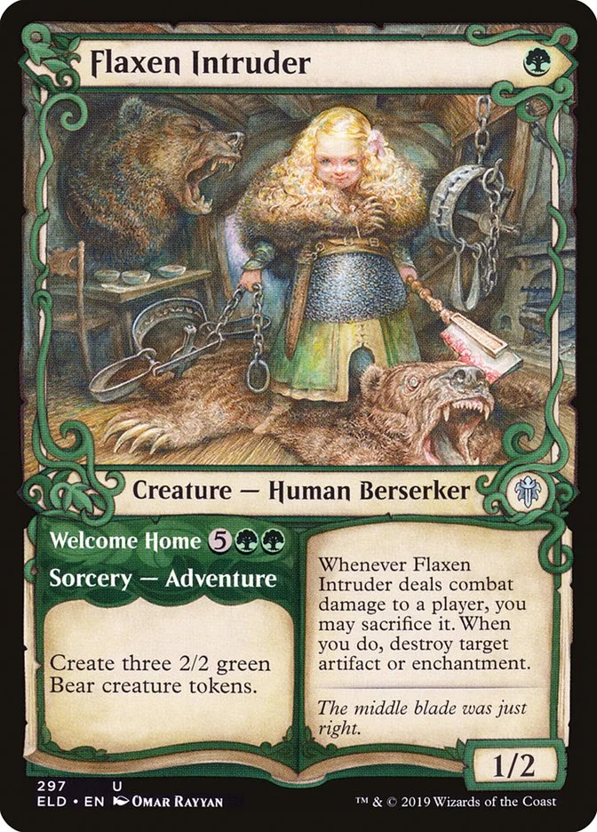 Flaxen Intruder (Throne of Eldraine) - Magic: The Gathering in TCG Land