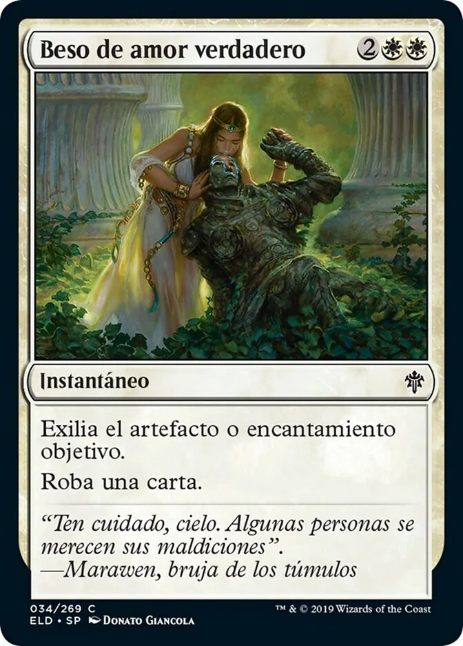 Beso de amor verdadero (Throne of Eldraine) - Magic: The Gathering in TCG Land