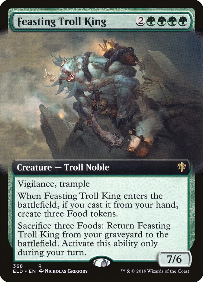 Feasting Troll King (Throne of Eldraine) - Magic: The Gathering in TCG Land