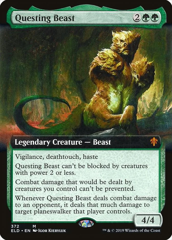 Questing Beast (Throne of Eldraine) - Magic: The Gathering in TCG Land