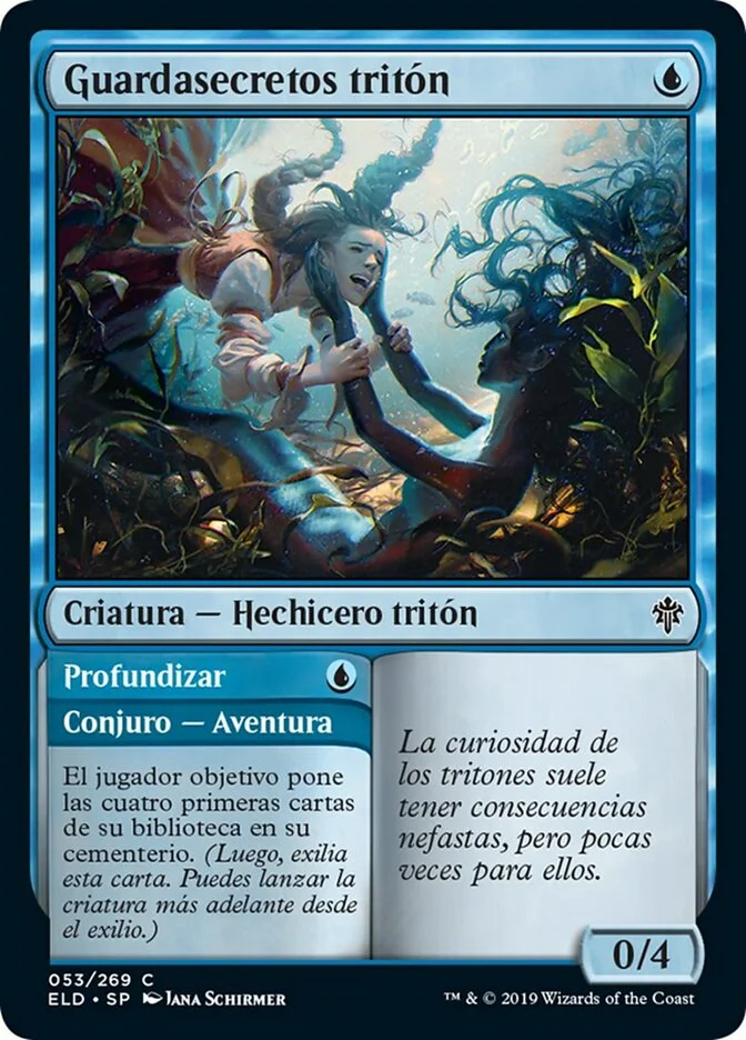 Guardasecretos tritón (Throne of Eldraine) - Magic: The Gathering in TCG Land