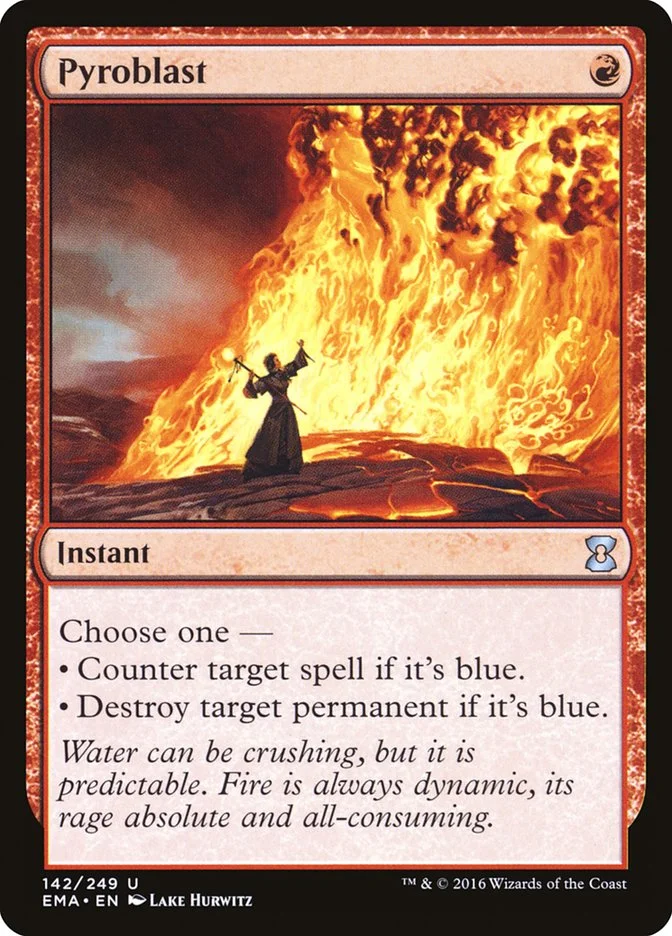 Pyroblast (Eternal Masters) - Magic: The Gathering in TCG Land
