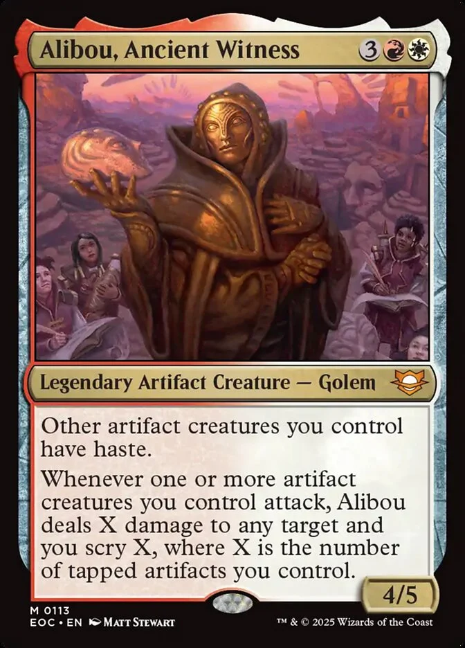 Alibou, Ancient Witness (Edge of Eternities Commander) - Magic: The Gathering in TCG Land México