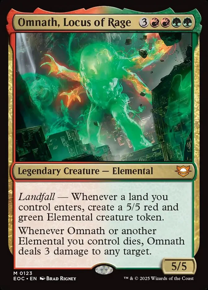Omnath, Locus of Rage (Edge of Eternities Commander) - Magic: The Gathering in TCG Land México