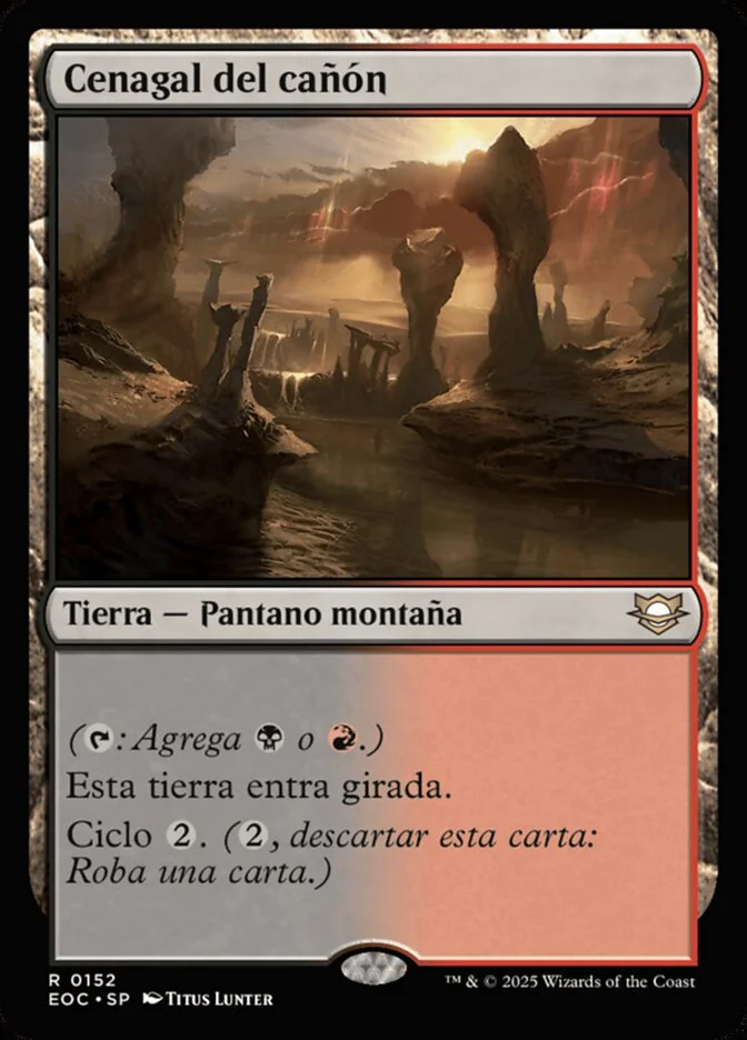 Cenagal del cañón (Edge of Eternities Commander) - Magic: The Gathering in TCG Land México