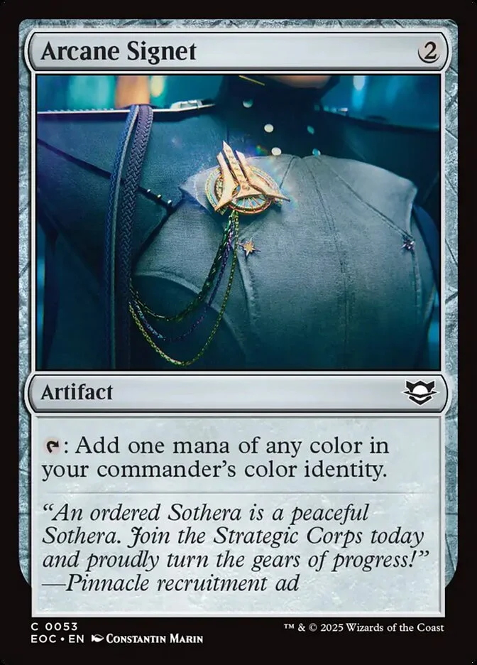 Arcane Signet (Edge of Eternities Commander) - Magic: The Gathering in TCG Land México