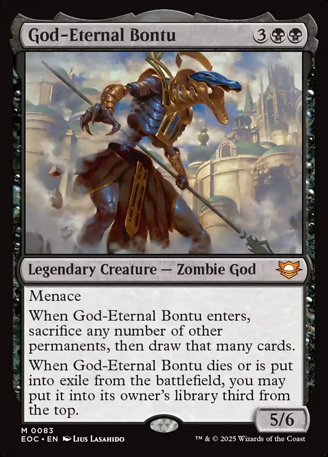 God-Eternal Bontu (Edge of Eternities Commander) - Magic: The Gathering in TCG Land México