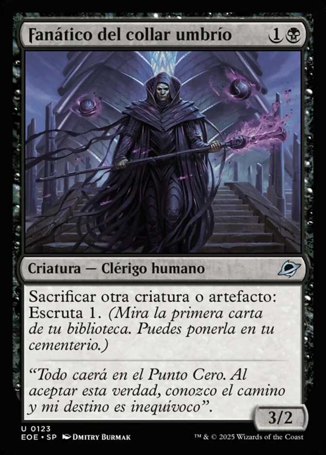 Fanático del collar umbrío (Edge of Eternities) - Magic: The Gathering in TCG Land México