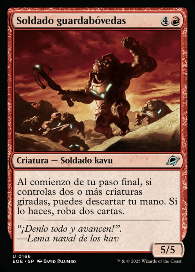 Soldado guardabóvedas (Edge of Eternities) - Magic: The Gathering in TCG Land México