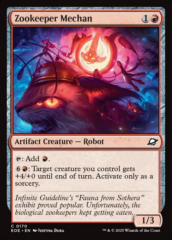 Zookeeper Mechan (Edge of Eternities) - Magic: The Gathering in TCG Land México