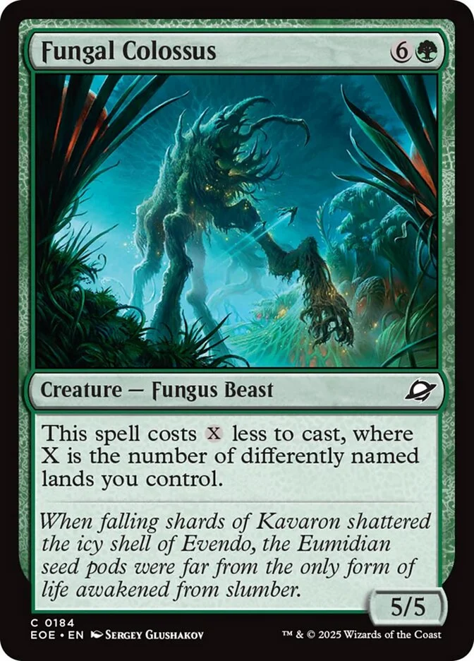 Fungal Colossus (Edge of Eternities) - Magic: The Gathering in TCG Land México