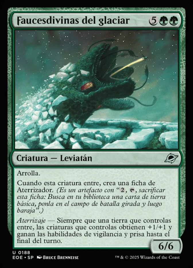Faucesdivinas del glaciar (Edge of Eternities) - Magic: The Gathering in TCG Land México