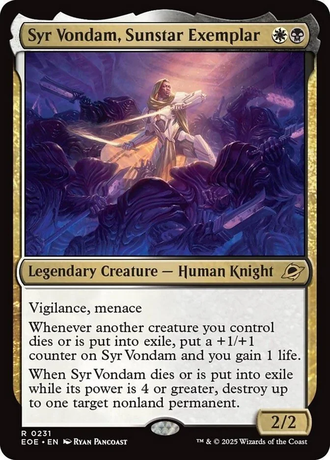 Syr Vondam, Sunstar Exemplar (Edge of Eternities) - Magic: The Gathering in TCG Land México