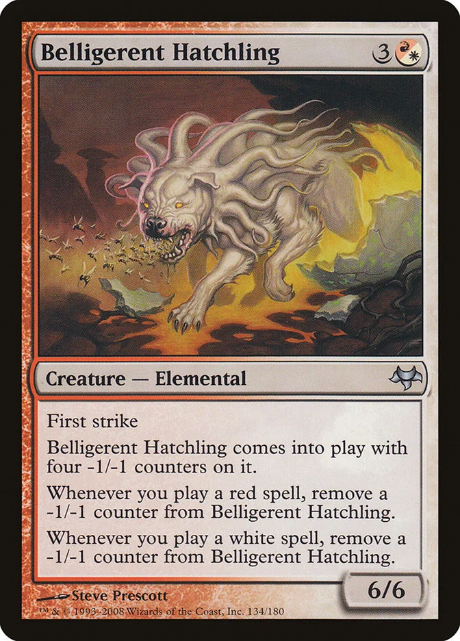 Belligerent Hatchling (Eventide) - Magic: The Gathering in TCG Land