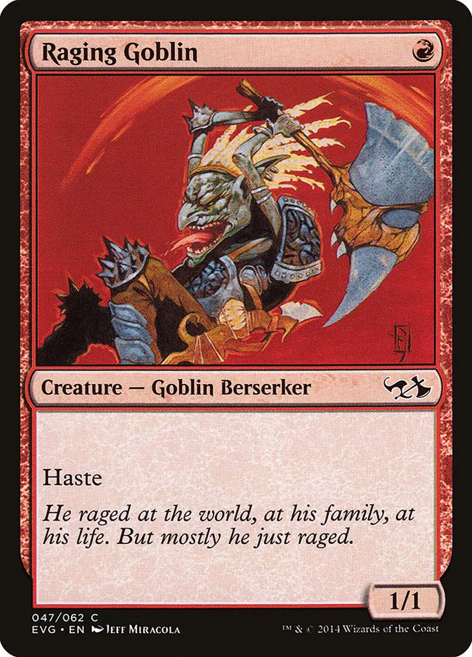 Raging Goblin (Duel Decks Anthology: Elves vs. Goblins) - Magic: The Gathering in TCG Land