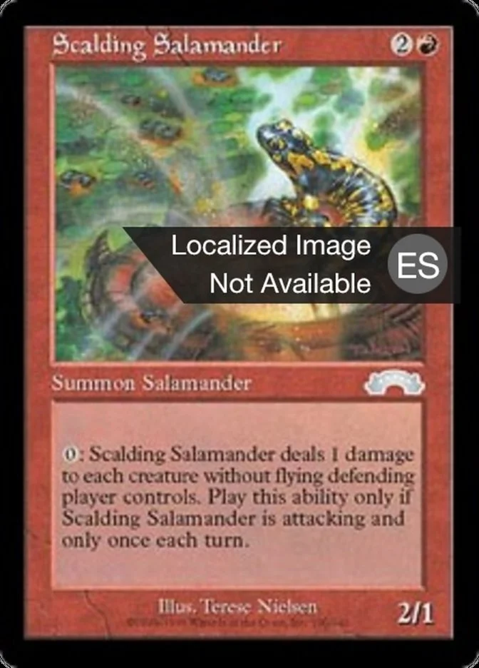 Salamandra abrasadora (Exodus) - Magic: The Gathering in TCG Land