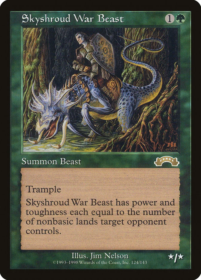 Skyshroud War Beast (Exodus) - Magic: The Gathering in TCG Land
