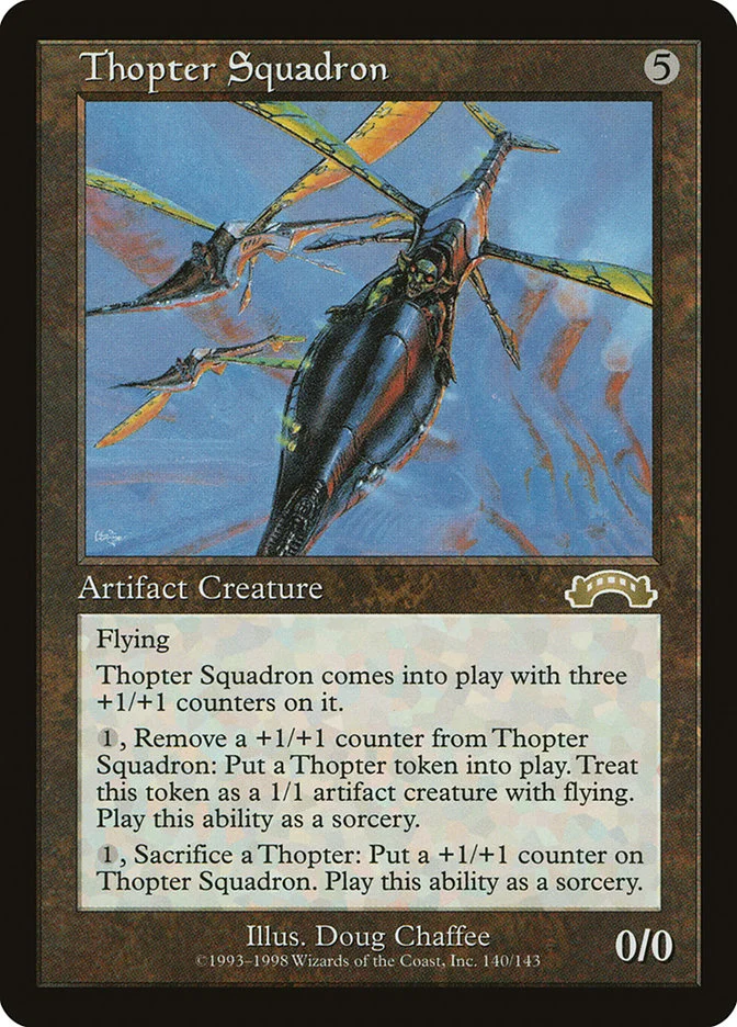 Thopter Squadron (Exodus) - Magic: The Gathering in TCG Land