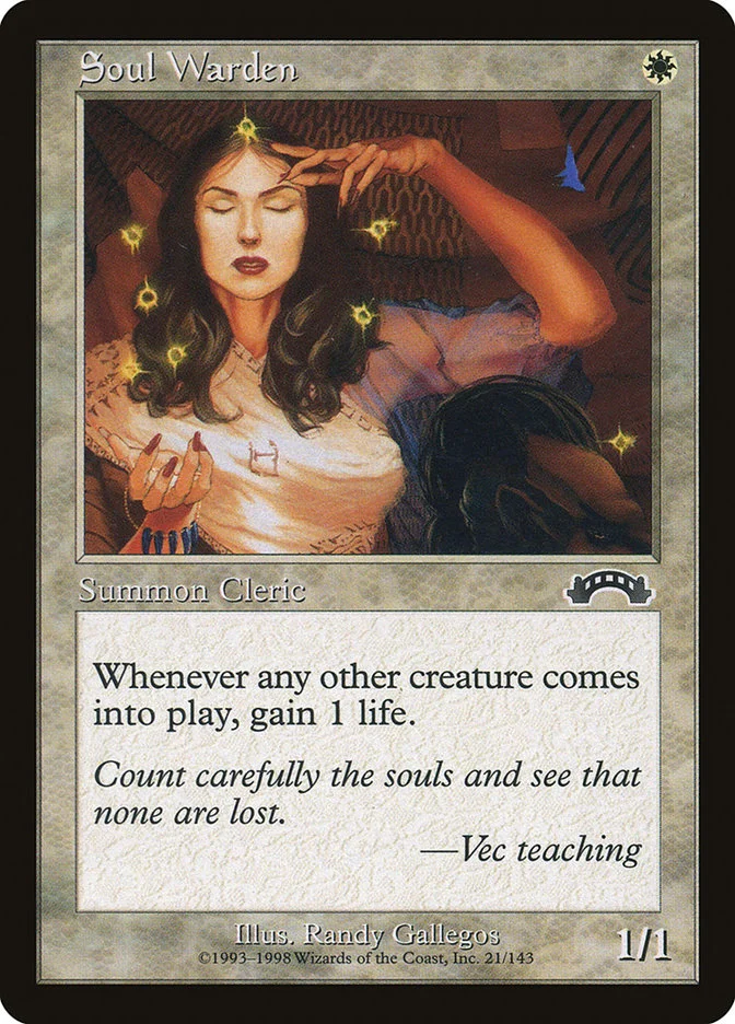 Soul Warden (Exodus) - Magic: The Gathering in TCG Land