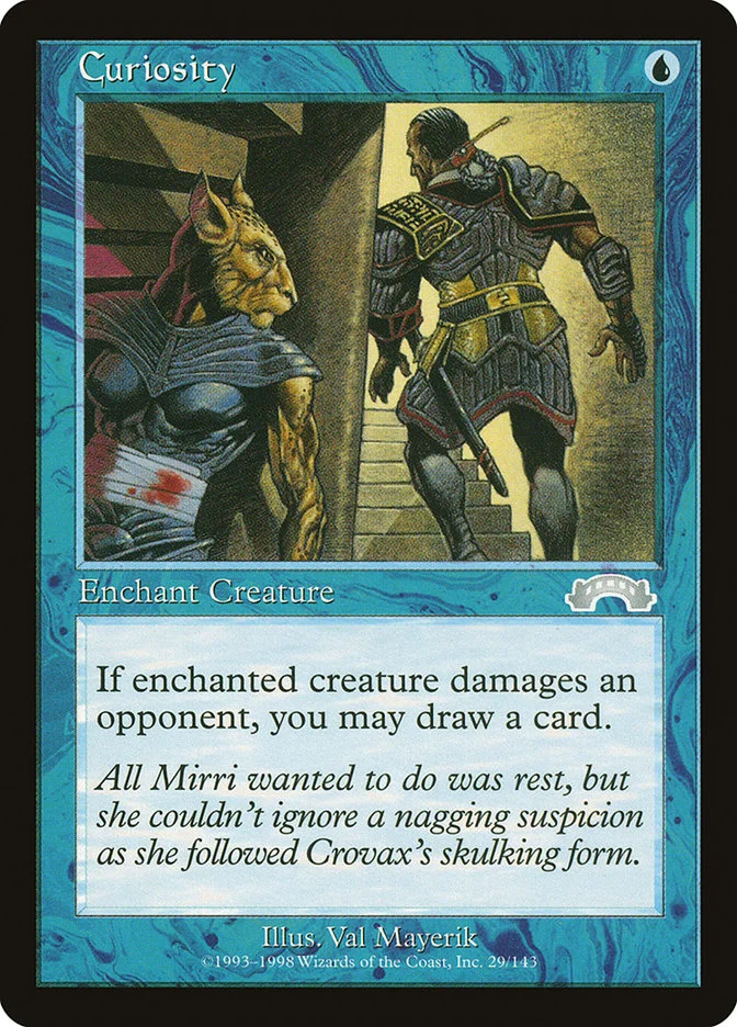 Curiosity (Exodus) - Magic: The Gathering in TCG Land