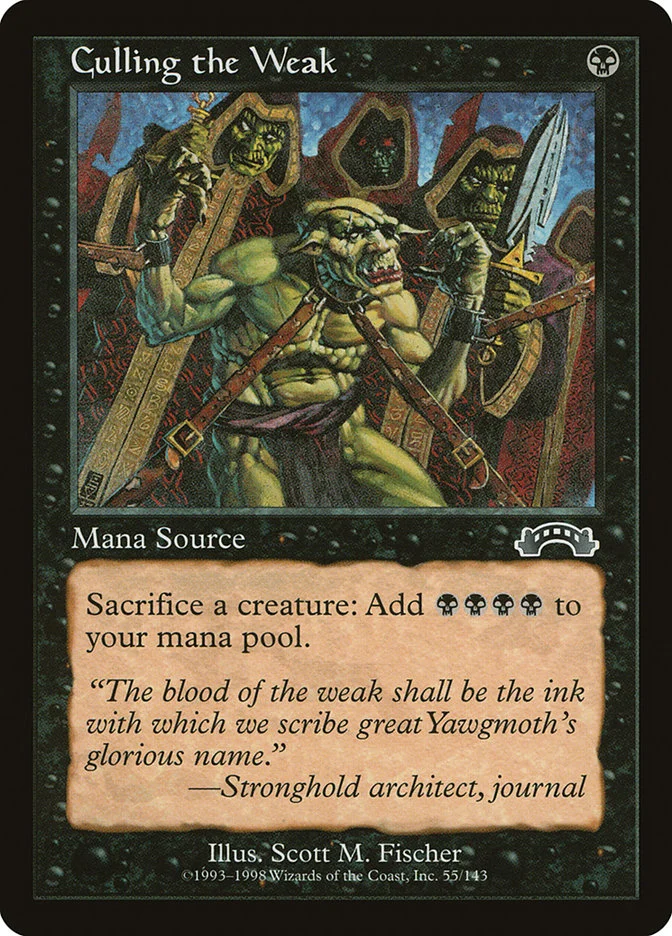 Culling the Weak (Exodus) - Magic: The Gathering in TCG Land México
