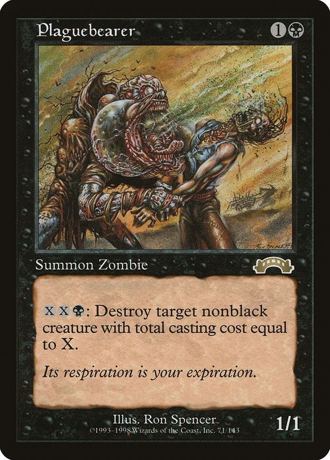 Plaguebearer (Exodus) - Magic: The Gathering in TCG Land
