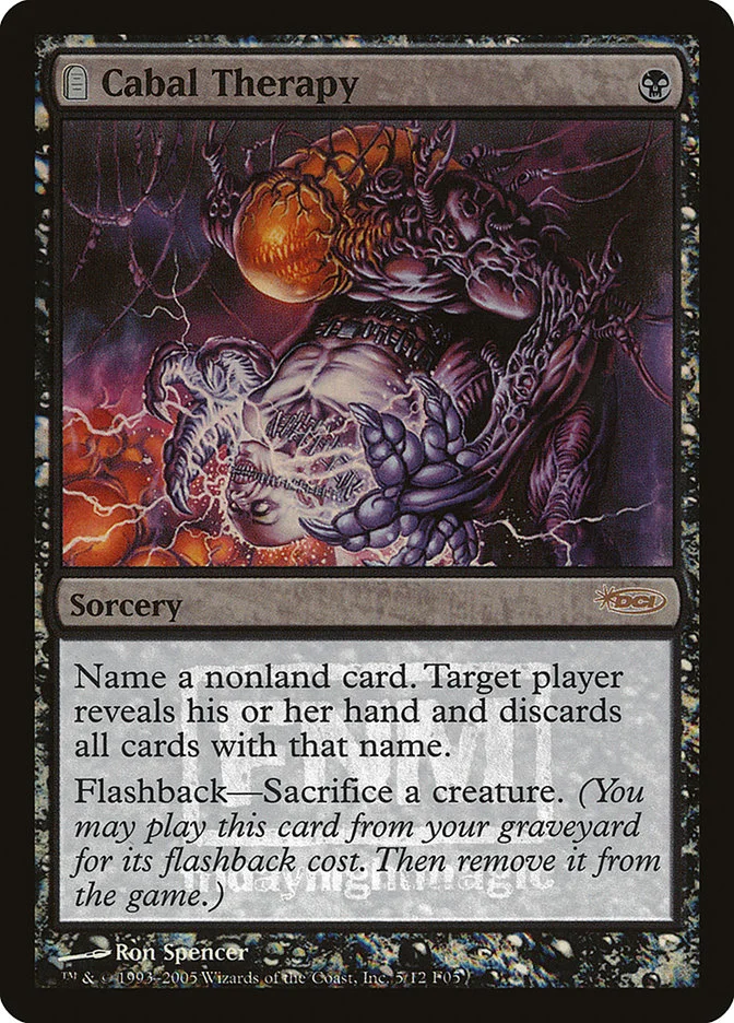 Cabal Therapy (Friday Night Magic 2005) - Magic: The Gathering in TCG Land
