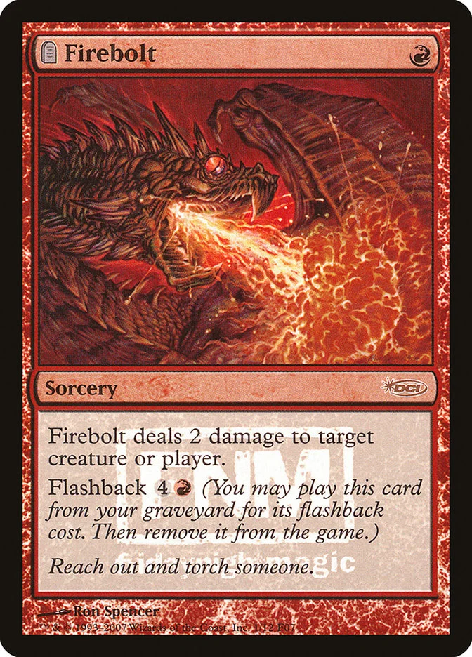Firebolt (Friday Night Magic 2007) - Magic: The Gathering in TCG Land