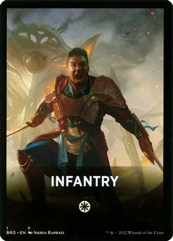 Infantry (The Brothers' War Jumpstart Front Cards) - Magic: The Gathering in TCG Land