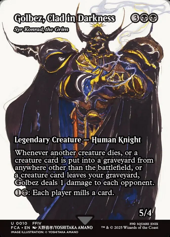 Syr Konrad, the Grim (Final Fantasy: Through the Ages) - Magic: The Gathering in TCG Land México