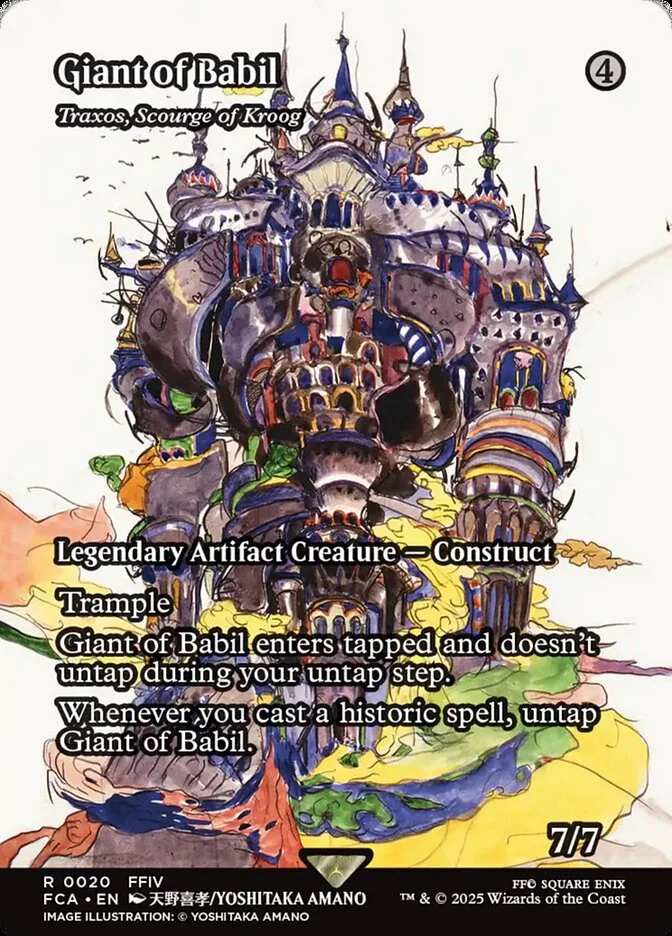 Traxos, Scourge of Kroog (Final Fantasy: Through the Ages) - Magic: The Gathering in TCG Land