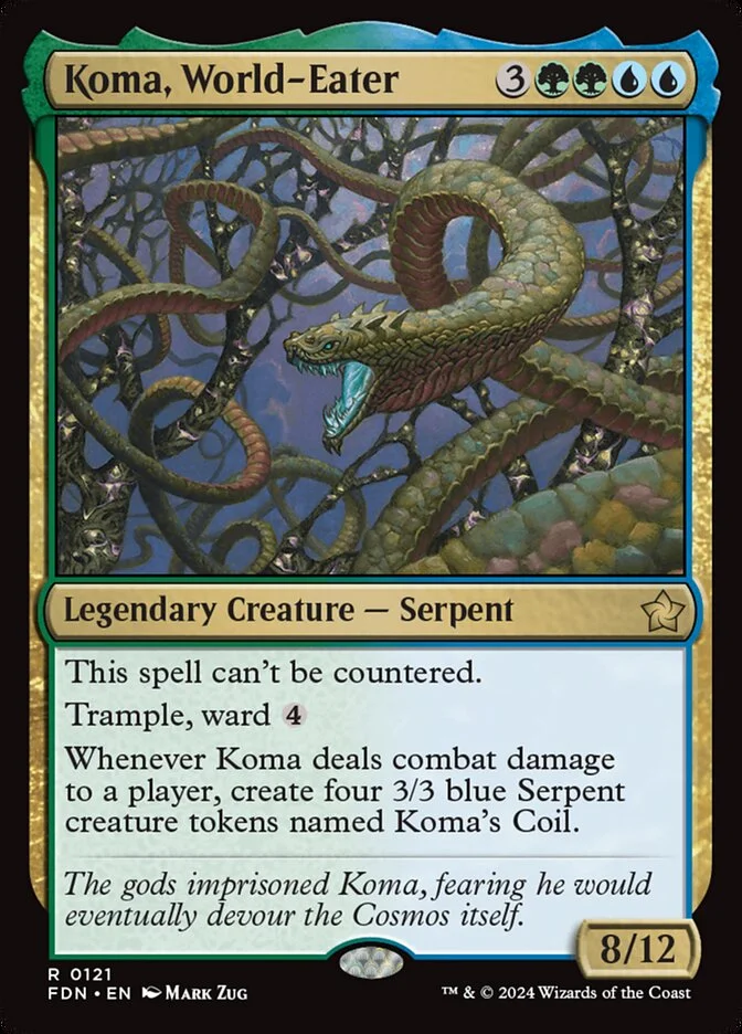 Koma, World-Eater (Foundations) - Magic: The Gathering in TCG Land