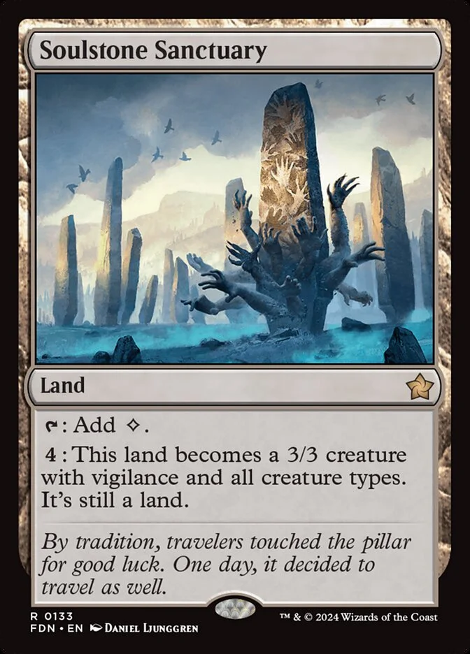 Soulstone Sanctuary (Foundations) - Magic: The Gathering in TCG Land