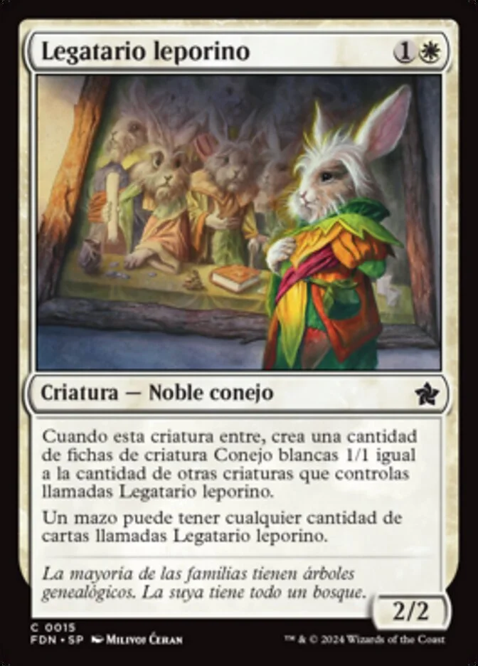 Legatario leporino (Foundations) - Magic: The Gathering in TCG Land México