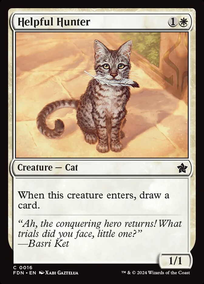 Helpful Hunter (Foundations) - Magic: The Gathering in TCG Land