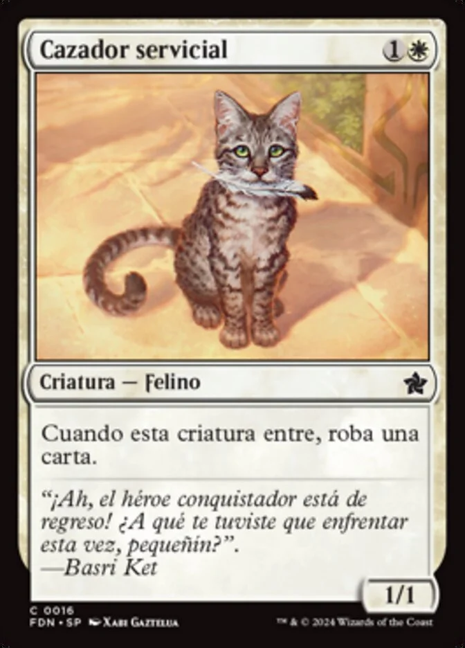 Cazador servicial (Foundations) - Magic: The Gathering in TCG Land