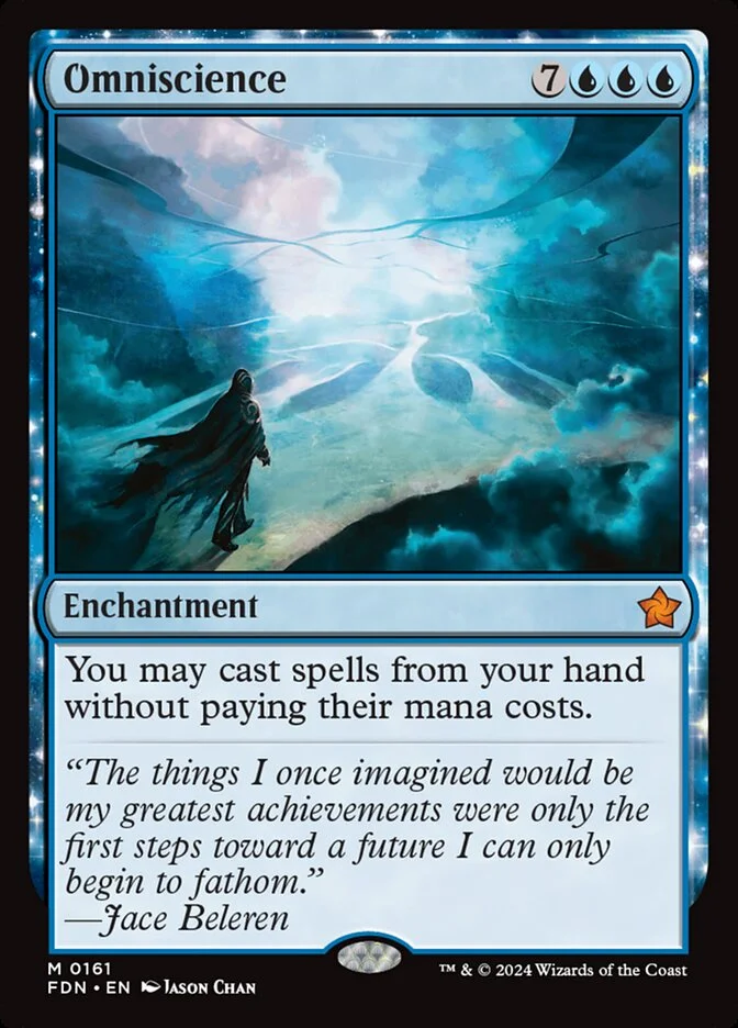 Omniscience (Foundations) - Magic: The Gathering in TCG Land