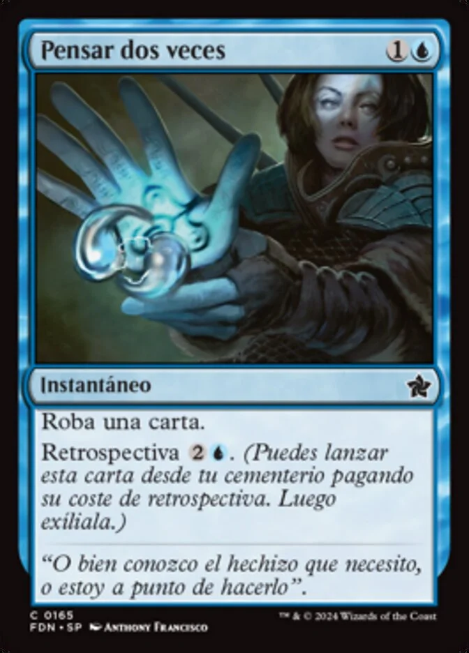 Pensar dos veces (Foundations) - Magic: The Gathering in TCG Land
