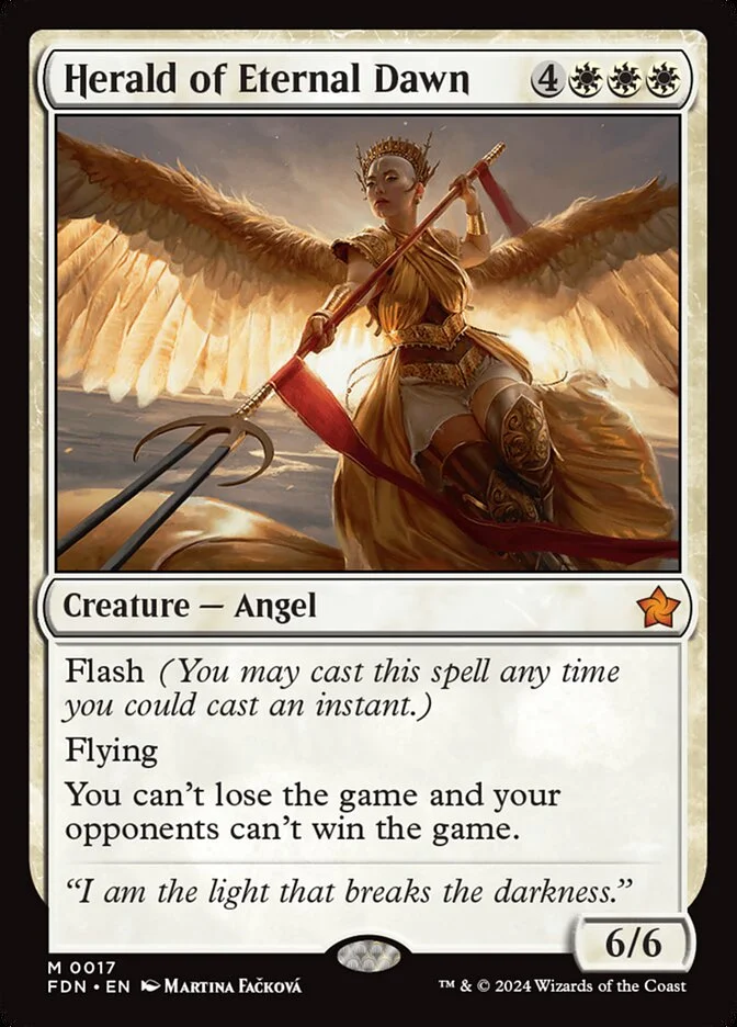 Herald of Eternal Dawn (Foundations) - Magic: The Gathering in TCG Land