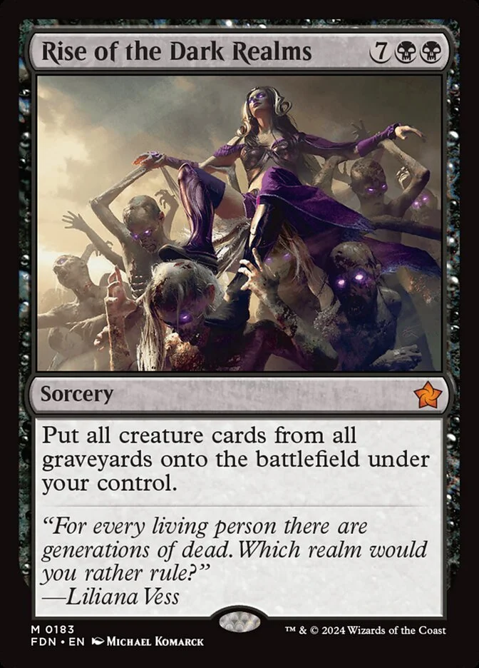 Rise of the Dark Realms (Foundations) - Magic: The Gathering in TCG Land